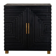 Lennox Black 2 Door Side Cupboard