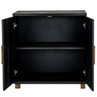 Lennox Black 2 Door Side Cupboard