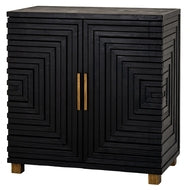 Lennox Black 2 Door Side Cupboard